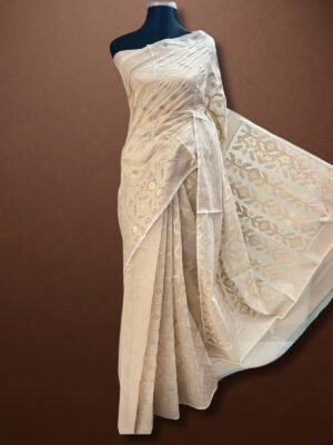 Taat Jamdani Beige TJ-42