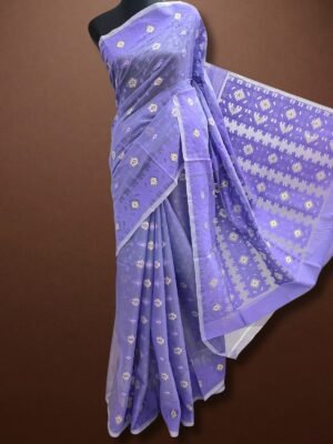 Taat Jamdani Lavendar TJ-44