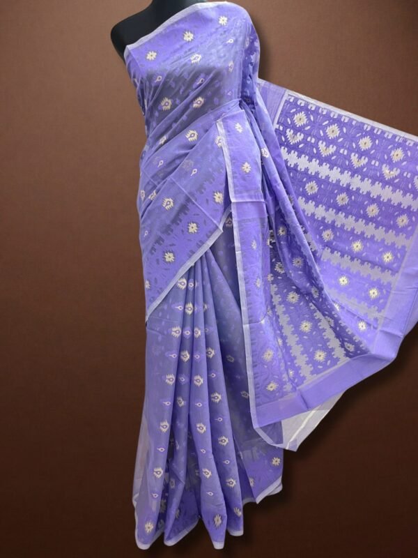 Taat Jamdani Lavendar TJ-44