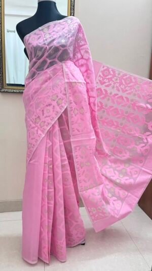Pink Jamdani Sharee