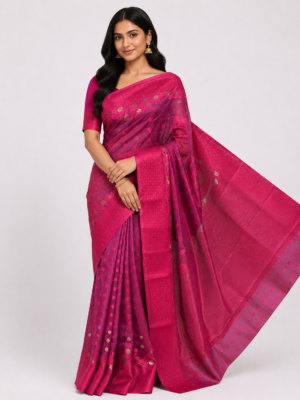 Tencel Jamdani Magenta TLJ-37