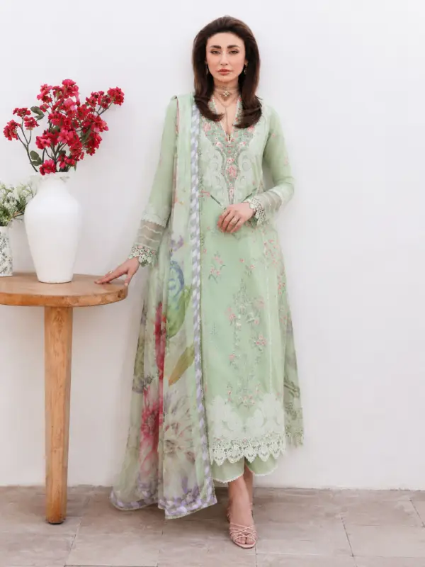 Floral Reverie by Roheenaz Mint FR- 226