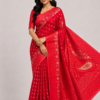 Tencel Jamdani Red TLJ-40