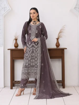 Bin Hameed by Rana Arts (Inara) Ash Mauve BHR- 145