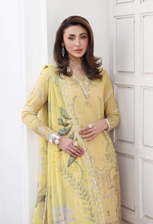 Floral Reverie by Roheenaz Yellow FR- 224