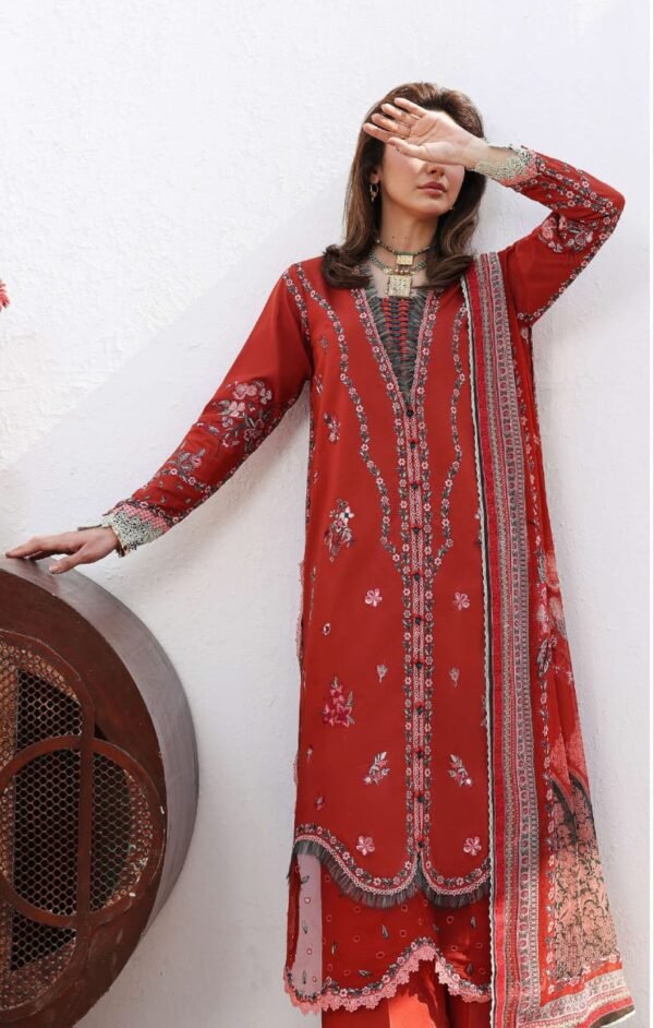 Floral Reverie by Roheenaz Red FR- 225