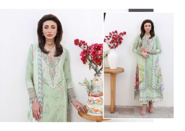 Floral Reverie by Roheenaz Mint FR- 226