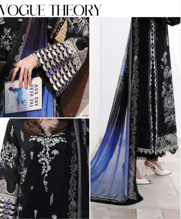 Floral Reverie by Roheenaz Black FR- 228
