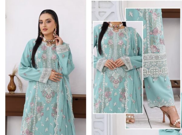 Bin Hameed by Rana Arts (Inara) Pastle Blue BHR- 144