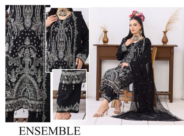 Bin Hameed by Rana Arts (Inara) Black BHR- 147
