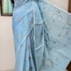 Half Silk Jamdani Pastle Blue TJ-41